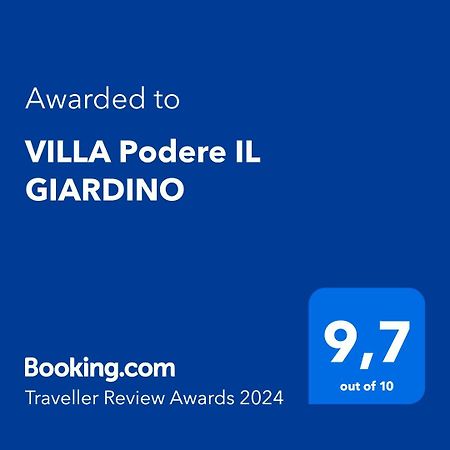 Villa Podere Il Giardino Кастилион Фиорентино Екстериор снимка
